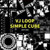 [VJ素材] VJ LOOP SIMPLE CUBE [GGT-004]